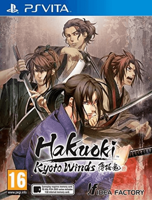 Hakuoki: Kyoto Winds [Limited Edition] box art for Playstation Vita